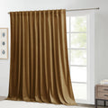 StangH Gold Brown Curtains 120 inches Long Halloween Holiday Backdrops for Party Thermal Insulated Blackout Window Drapes for Li
