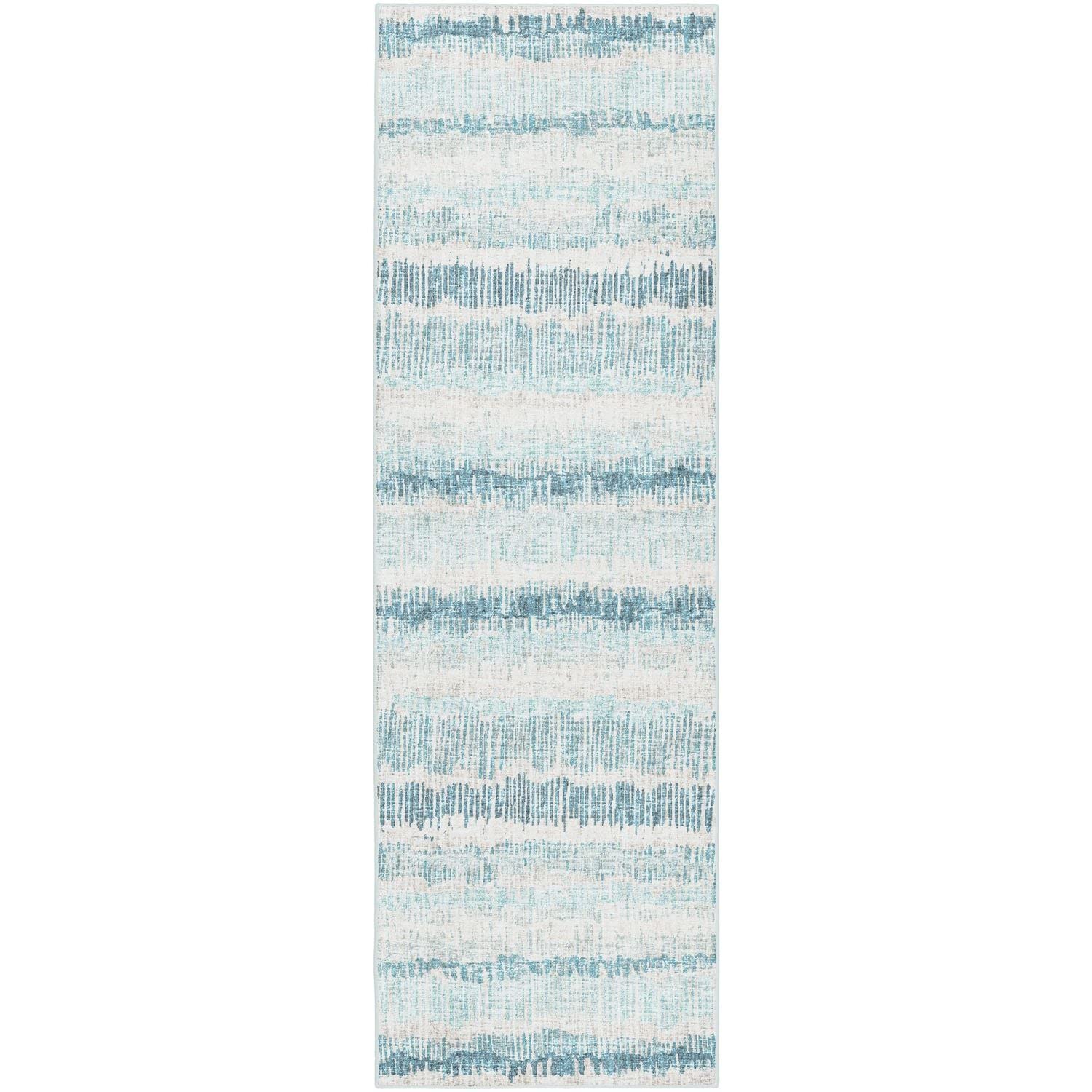 Winslow Wl4 Blue Transitional Rug Runner 2' 6" X 8'