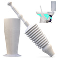 Luigi's World's Best Plunger - Unclogger Tools for Unblocking Toilet - Heavy Duty Plungers with Effective Unblocker Bellows Desi