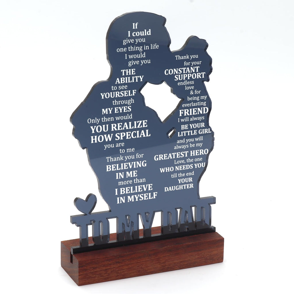 Dad Gifts For Fathers Day From Daughter, Birthday Gifts For Dad From Daughter, Fathers Day Sign Gifts For Dad From Daughter, Acr