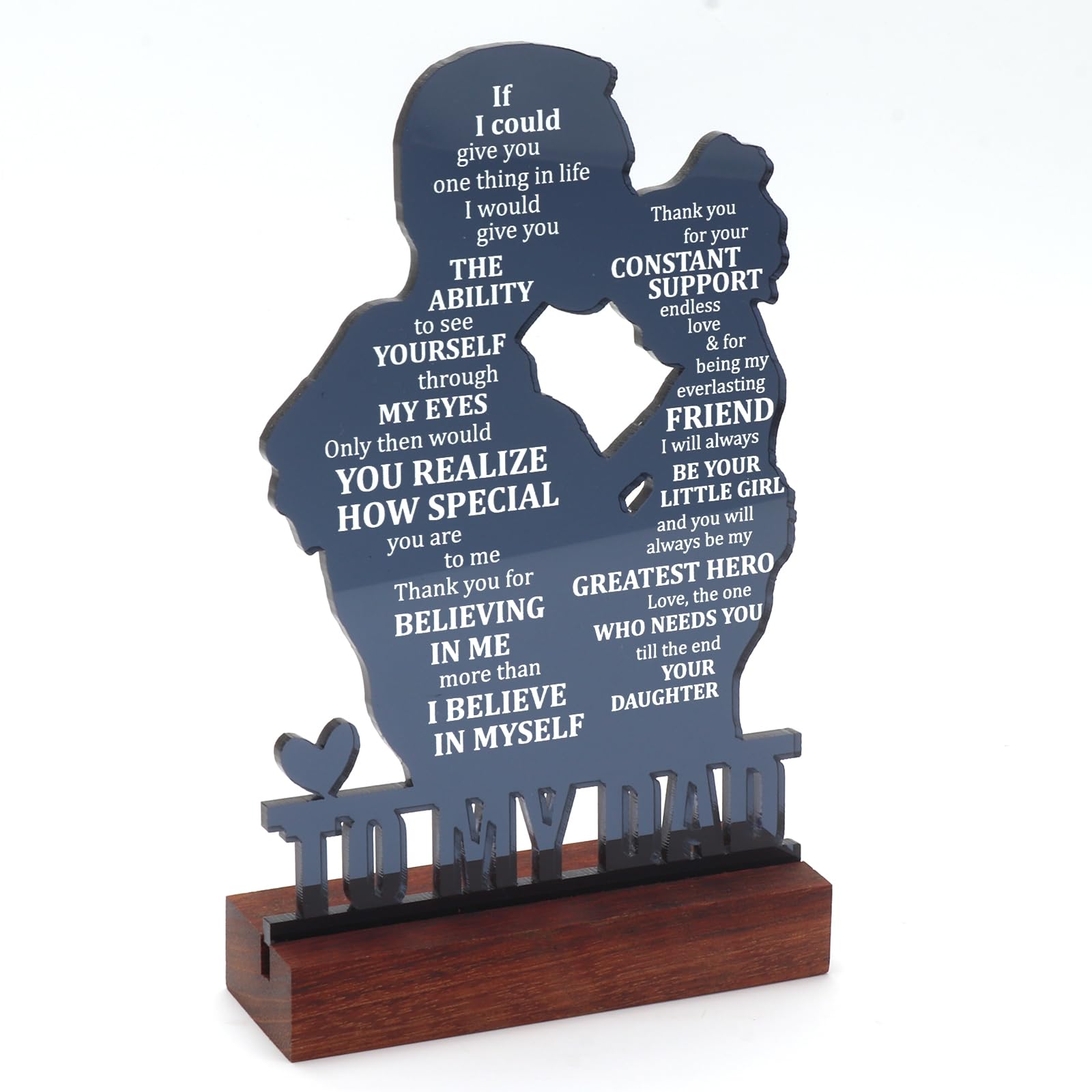 Dad Gifts For Fathers Day From Daughter, Birthday Gifts For Dad From Daughter, Fathers Day Sign Gifts For Dad From Daughter, Acr