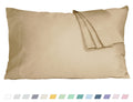 Cotton Pillow Cases Standard Size, 20 By 30 Inches Queen Pillowcases, Beige Pillow Cases Set Of 2, Pillow Cases Queen Cotton Per