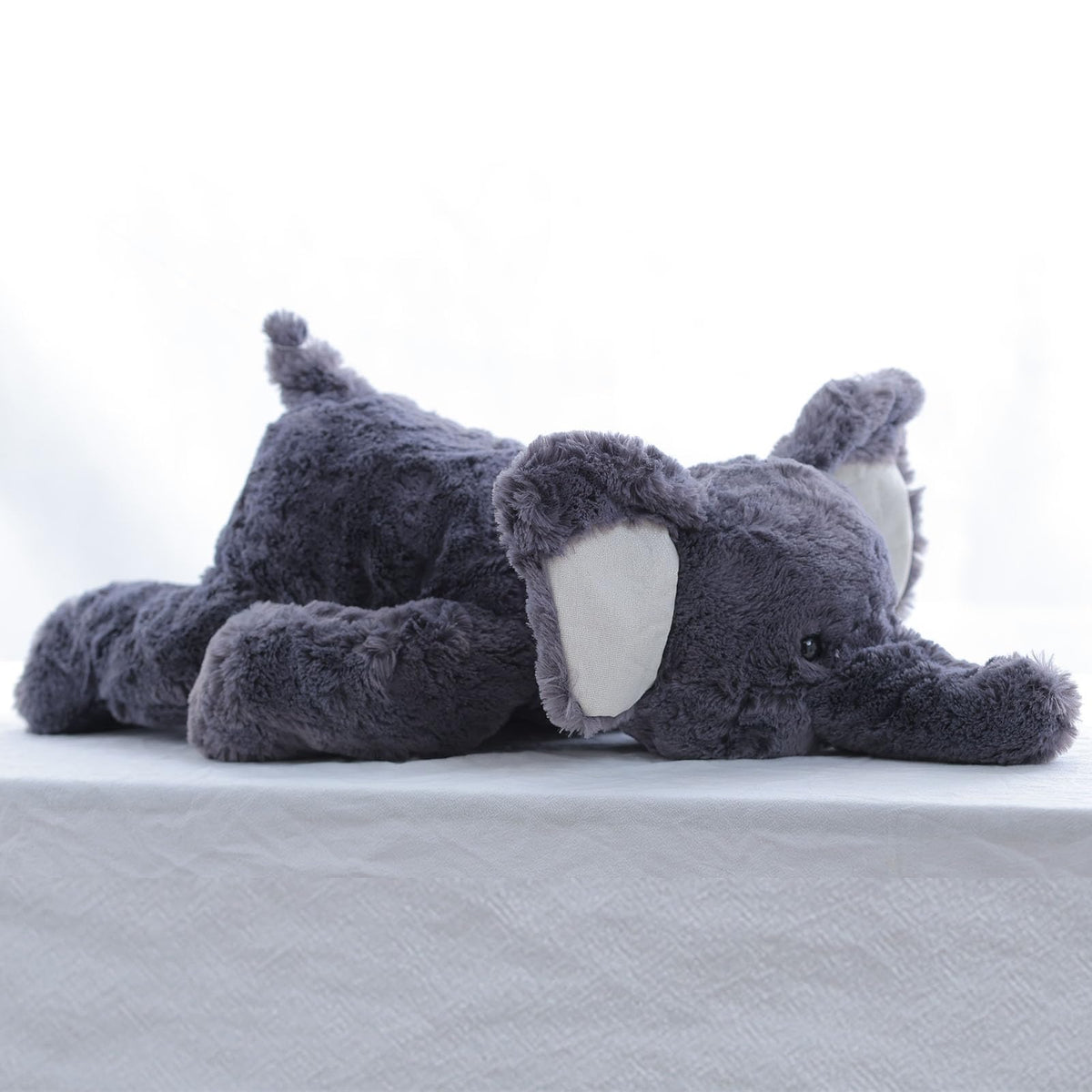 4.5Lbs Weighted Elephant Stuffed Animal For Adults, 23.6' Cute Weighted Stuffed Animals, Soft Weighted Plush Pillowfort