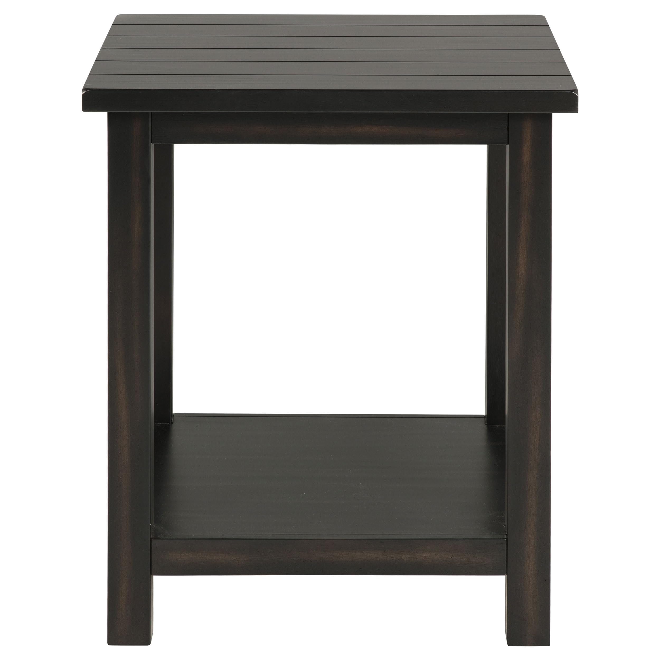 Coaster Home Furnishings Payne Wood End Table with Shelf Java