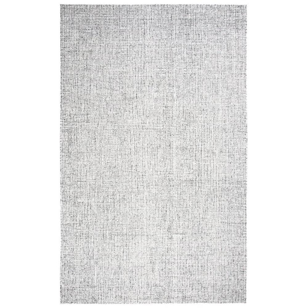 Rizzy Home Alora Decor London 9' X 12' Solid Gray/Gray/Rust/Blue Hand-Tufted Area Rug