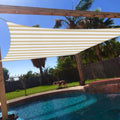 Windscreen4Less 8 ' X 22 ' Sun Shade Sail Rectangle Outdoor Canopy Cover Uv Block For Backyard Porch Pergola Deck Garden Patio (