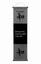 G6 Collection Inspirational Wall Decor Harmony Banner Large, Inspiring Quote Wall Hanging Scroll, Affirmation Motivational Uplif
