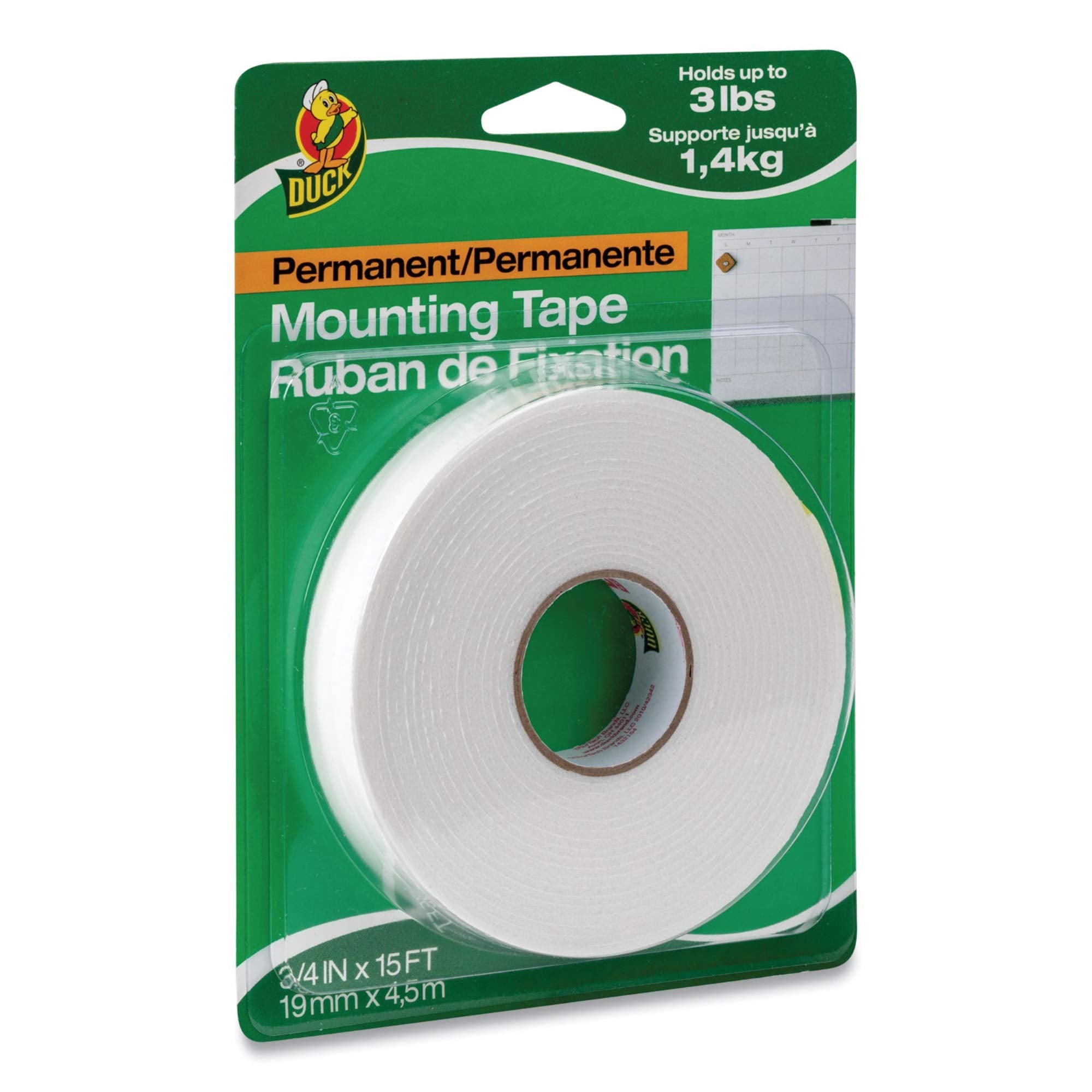 Tape,Mountng,Perm 15',Wht