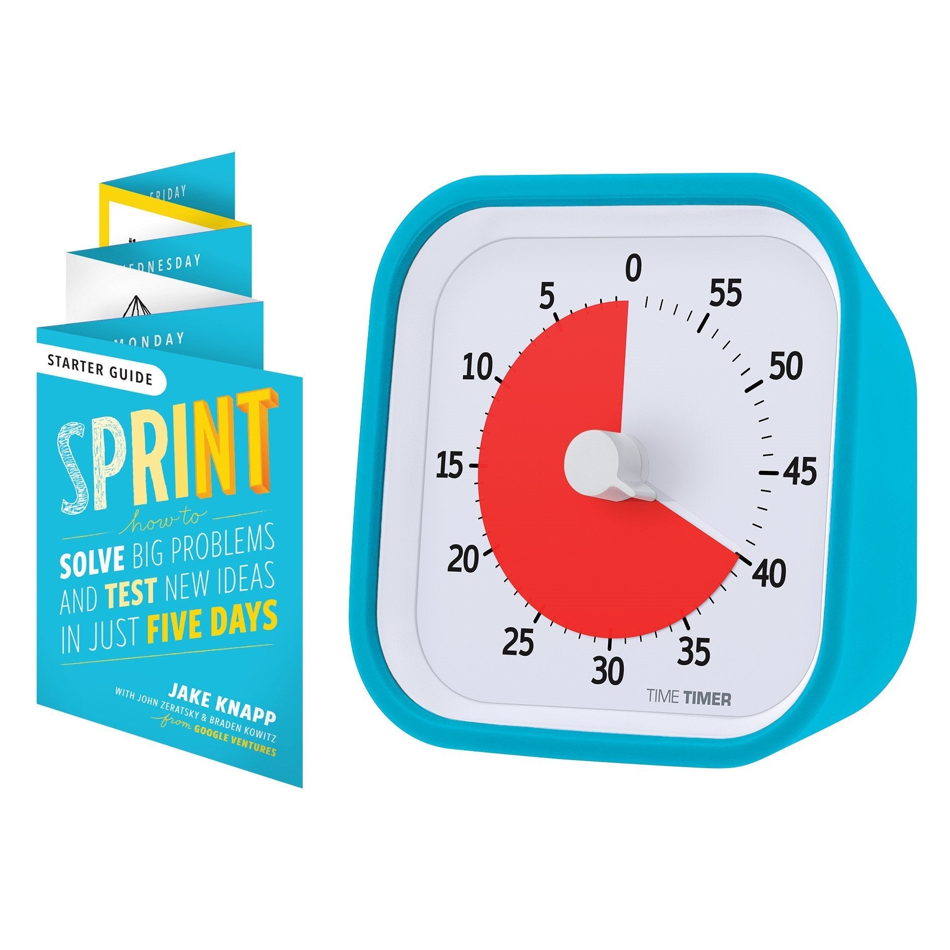 Time Timer Mod Sprint Edition - 60 Minute Visual Timer - For Kids Classroom Learning, Homeschool Tool, Teachers Desk Clock And O