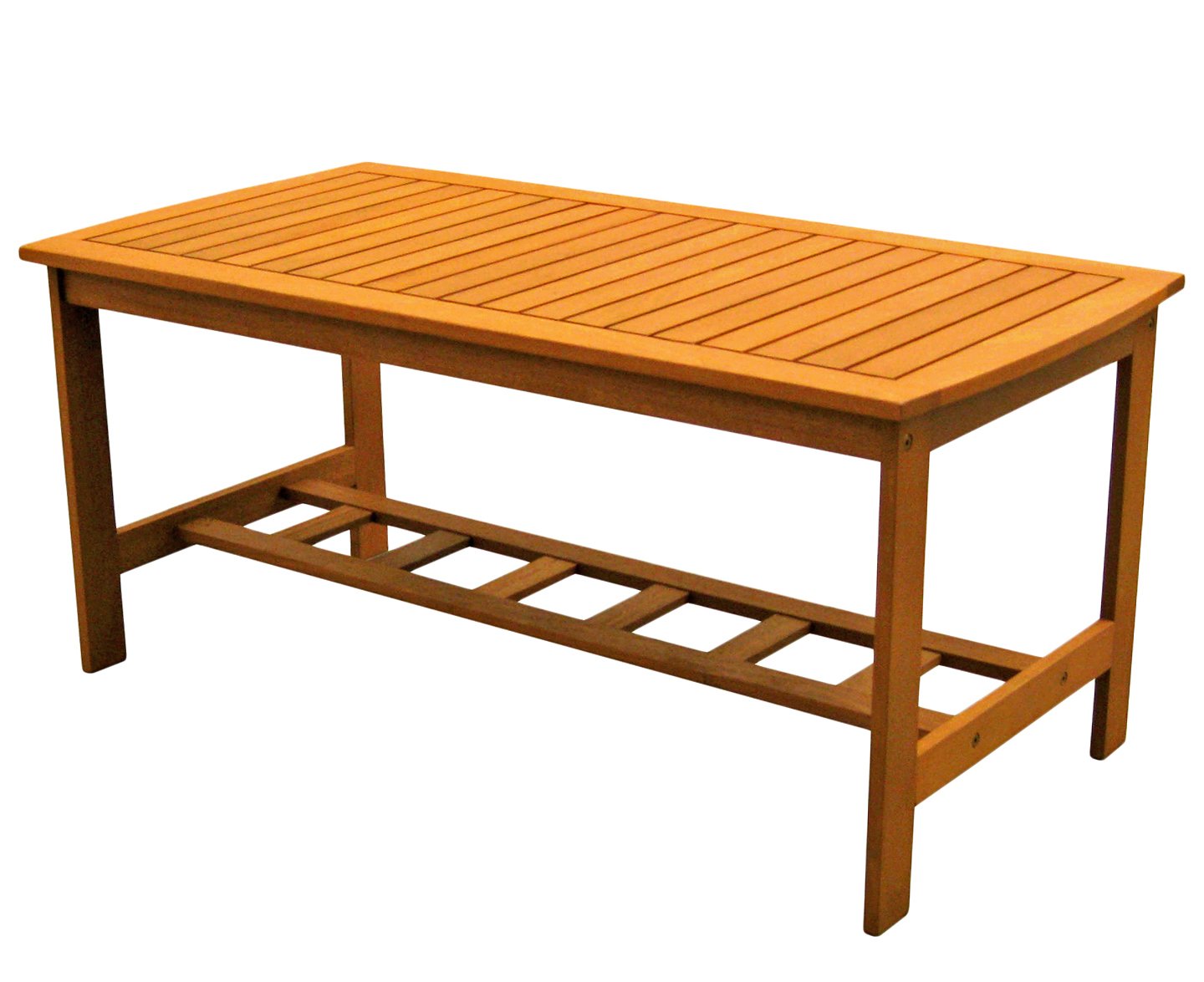 International Caravan Royal Tahiti Gulf Port Rectangular Wood Coffee Table - Thumbnail 2