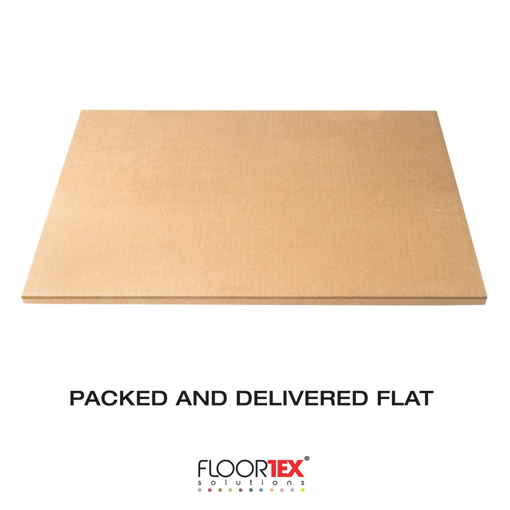 FloorTex FCECO123648E Chairmat, Rectangular, Hard Floor, 36-Inch Wx48-Inch Lx1/10-Inch H, Clear