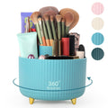 Skydue Makeup Organizer, Rotating Pencil Pen Holder For Desk, Dual-Purpose Desktop Organizer For Cosmetics & Pens, Makeup Brush