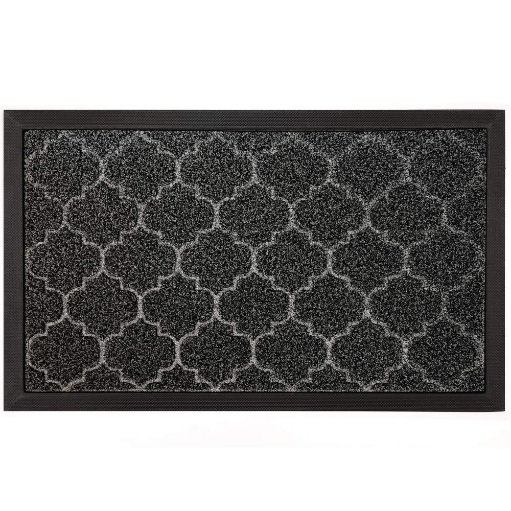 Grip Master Durable Tough Natural Rubber Doormats, 35X23, Waterproof Boot Scraper Mats, Heavy Duty Indoor Outdoor Large Size Doo