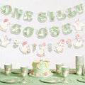 Fullhawl One Silly Goose Banner Garland 1st First Birthday Decor