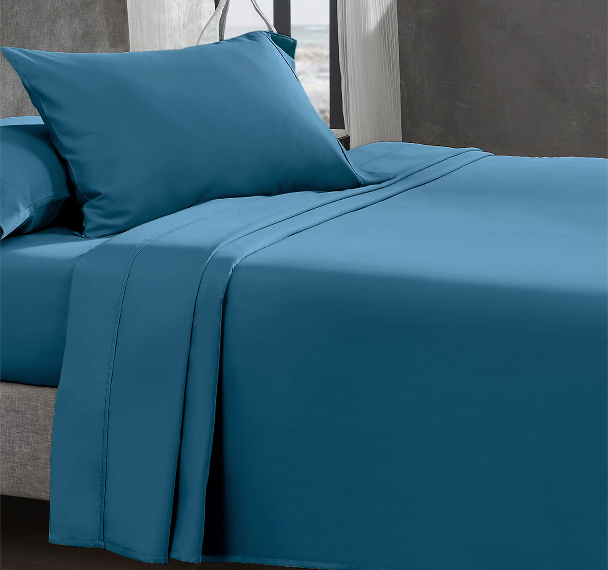 California Design Den Soft 100% Cotton Sheets, Twin Sheets Set 3 Pc, 400 Thread Count Sateen, Bedding For Kids, Dorm Rooms & Adu
