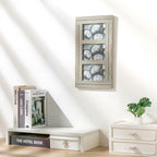 Ritesune Distressed 4X6 Picture Frame, 3 Photo Frames Collage Picture Frames For Wall Rustic Home Decor, Present For Birthday, A