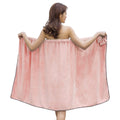 GOSCHE Bath Towel Wrap for Women - Adjustable Shower Wrap Towel with Home Hotel Bath Towel Nightgown for Sauna Beach Pool Gym Tr