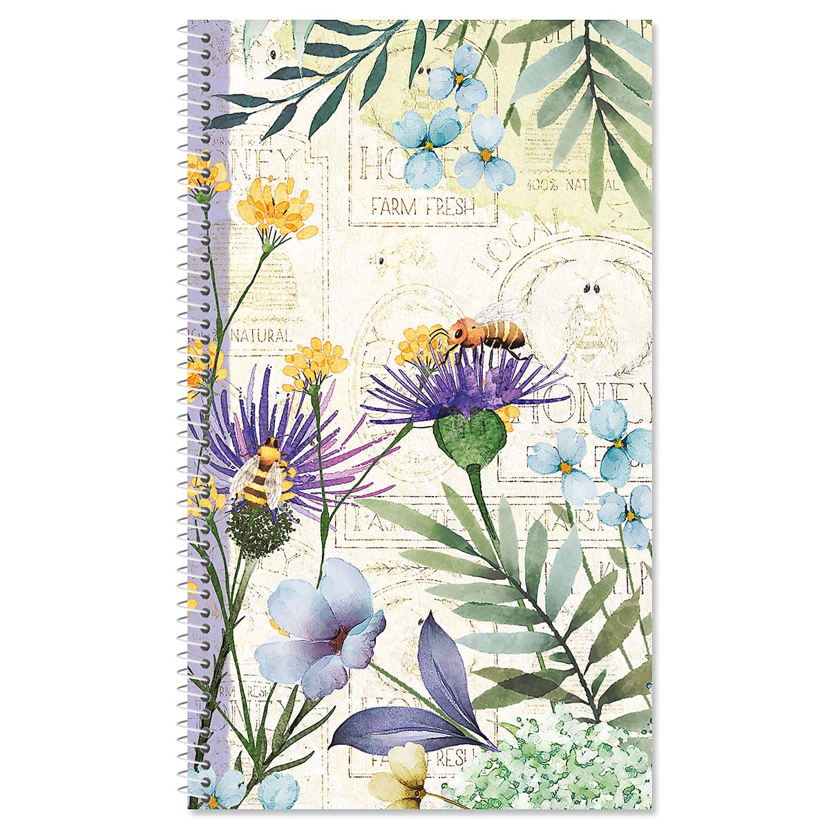 Current Wildflower Sanctuary Password & Pin Keeper Book, 94 Pages, 5    X 8.5    Size Spiral Bound, Soft Cover Internet Organize
