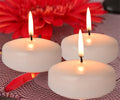 3inch White Floating Candles, 36PACK 13-15Hours Unscented Dripless Wax for Cylinder Vases, Centerpieces at Wedding, Birthday,Par