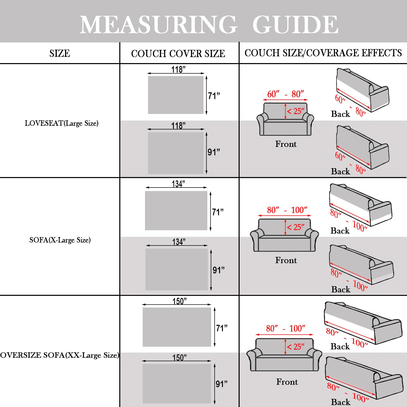 Handontime Grey Sofa Cover For Couch Boho Couch Cover For 3 Seat Couch Dog Couch Cover Love Seat Couch Covers Light Grey Sofa Sectional Cover 91' X150' Tassel Chenille Herringbone Sofa Covers
