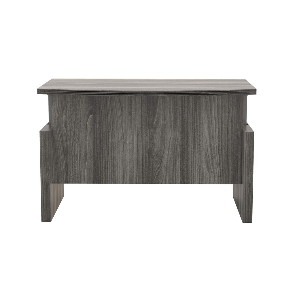 Safco Products ABDH7242LGS Aberdeen­ 72" Bow Front Base Height-Adjustable Desk, Gray Steel Laminate