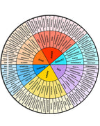 Vrocuse Feelings Wheel Large 12 Inch, Acrylic Emotion Wheel Chart For Therapy School Counselor, Social Worker, Counseling Office
