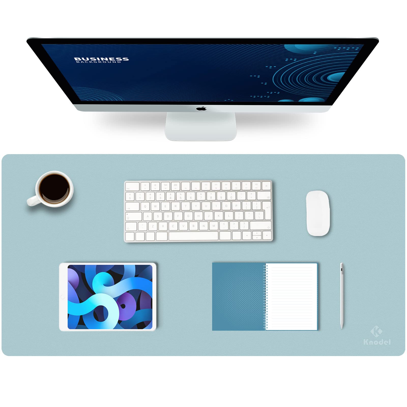 K Knodel Large Desk Mat, Office Desk Pad, Computer Desk Mat, Laptop Mat For Desk, Desk Protecor Mat, Desktop Mat, Desk Writing P