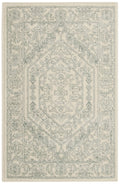 SAFAVIEH Adirondack Collection Accent Rug - 26 x 4, Ivory & Slate, Oriental Medallion Design, Non-Shedding & Easy Care, Ideal 