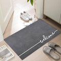 LYGLIGH Welcome Mat Indoor, Ultra Thin Door Mat, 1/10 in Thin Door Mats for Inside Entry, Non-Slip Rubber Backing, Washable Door