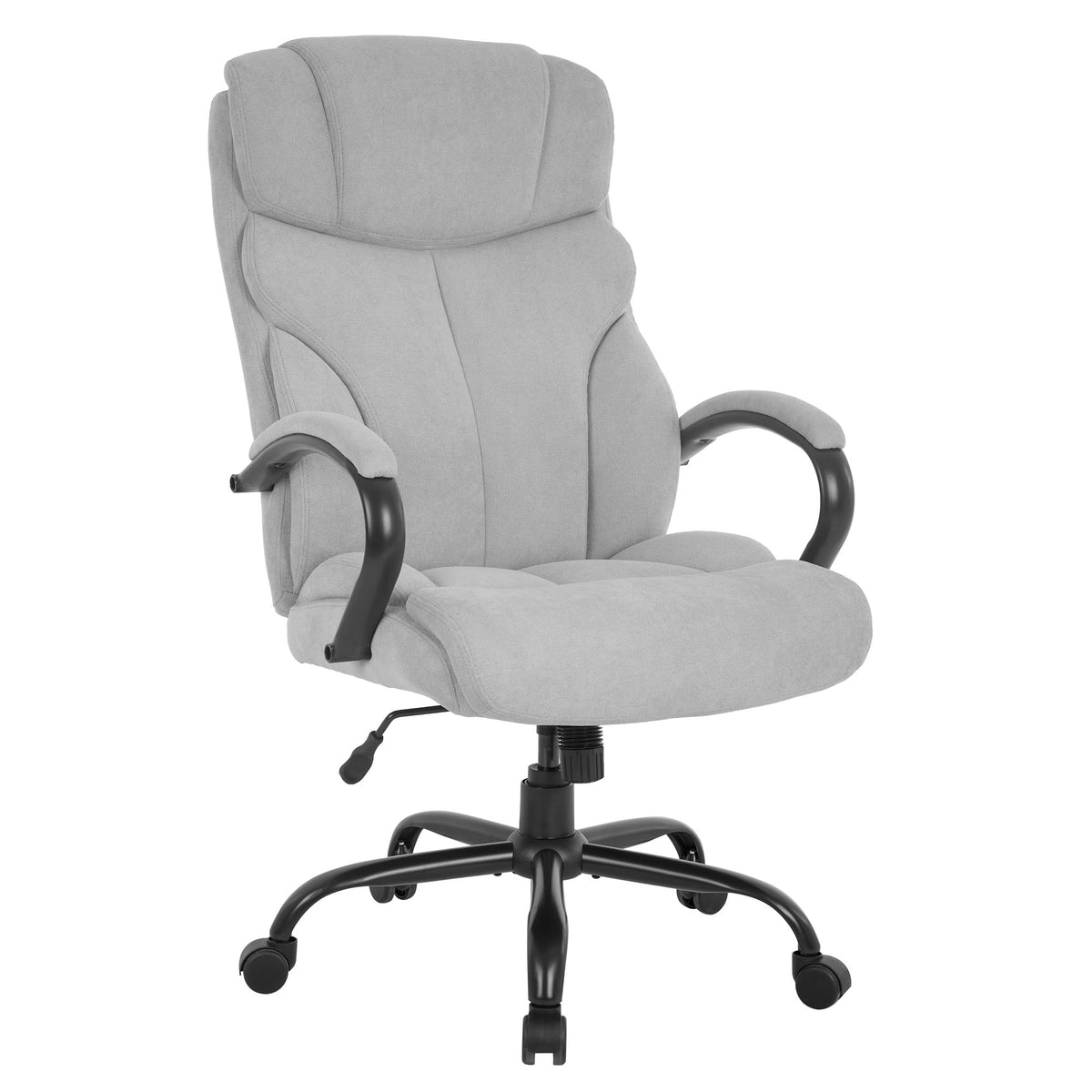 Paylesshere Big And Tall Office Chair Desk Chair 500Lbs Wide Seat Ergonomic Chair With Arms And Lumbar Support Pu Leather High B