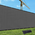 Upgrade Privacy Fence Screen 6'X90' Dark Grey Outdoor 90% Visibility Blockage 170 Gsm Mesh Shade Cover Panels For Backyard,Balco