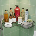 WonderStand Caddy (Set of 1) | SelfAdhesive Bathroom Shelf Rack for Corner Walls | Shelf Rack for Home Storage Accessories & Or