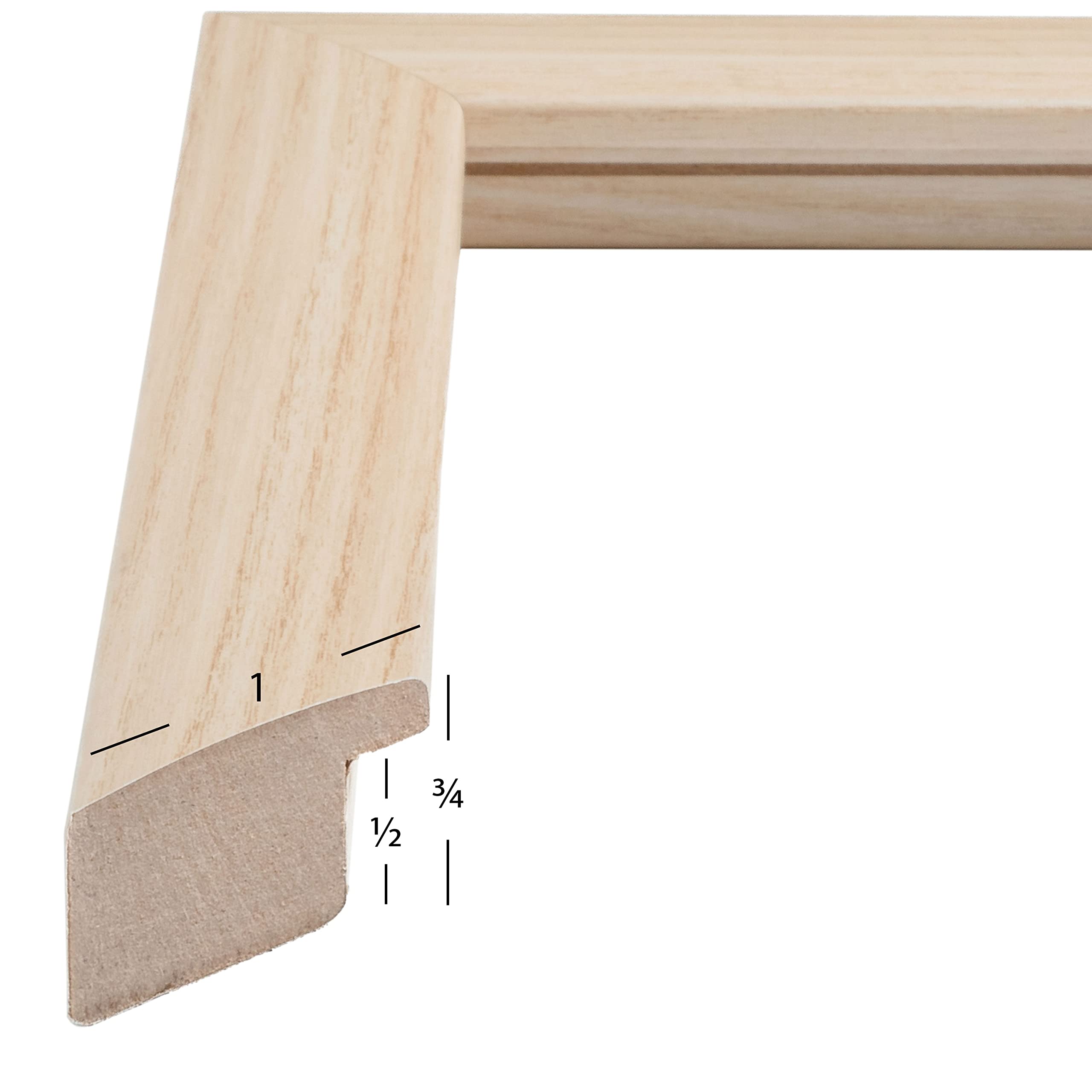 Craig Frames Contemporary, 12X15 Picture Frame, Natural