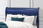 Global Furniture Usa Charlie Blue Queen Bed