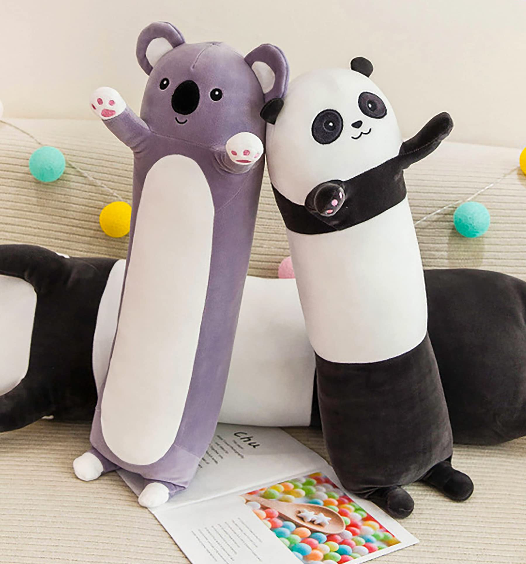 Miaohaha Plush Koala Toy Stuffed Animal Koala Kids Plush Toy Pillow Gift For Kids And Girls(Koala,110Cm)