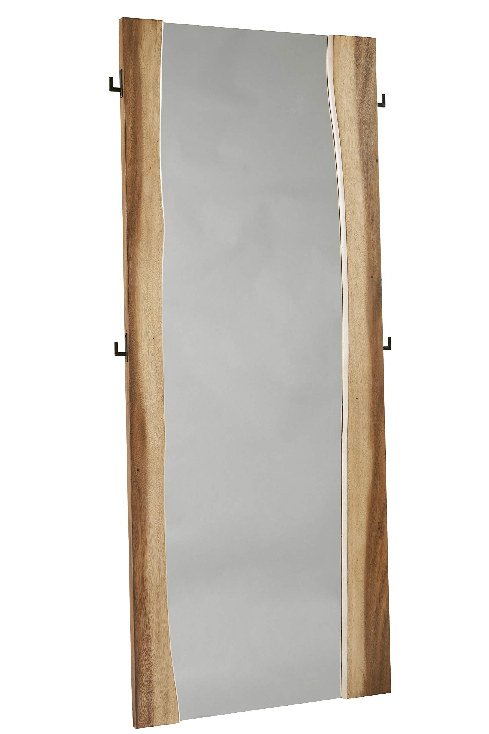 Coaster 212436 Madden Floor Mirror, Smokey Walnut/Coffee Bean