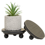 Defined Deco Mini risers for display,Wood Risers for Decor,Small 4   Round Wooden Riser, Farmhouse Wood Riser, Rustic Pedestal D