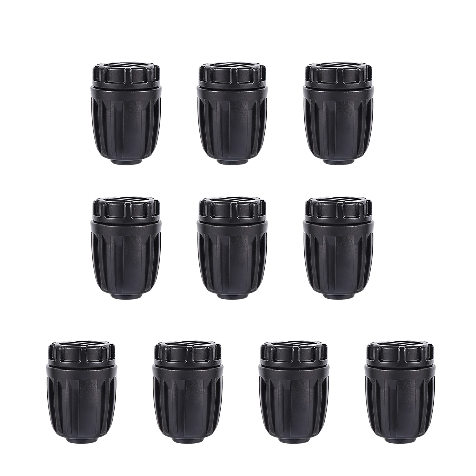 1/2 Inch Irrigation Fittings End Plugs For (1/2' Id X0.6-0.63' Od) 16Mm Drip Tubing Connectors-10 Pcs/Pack