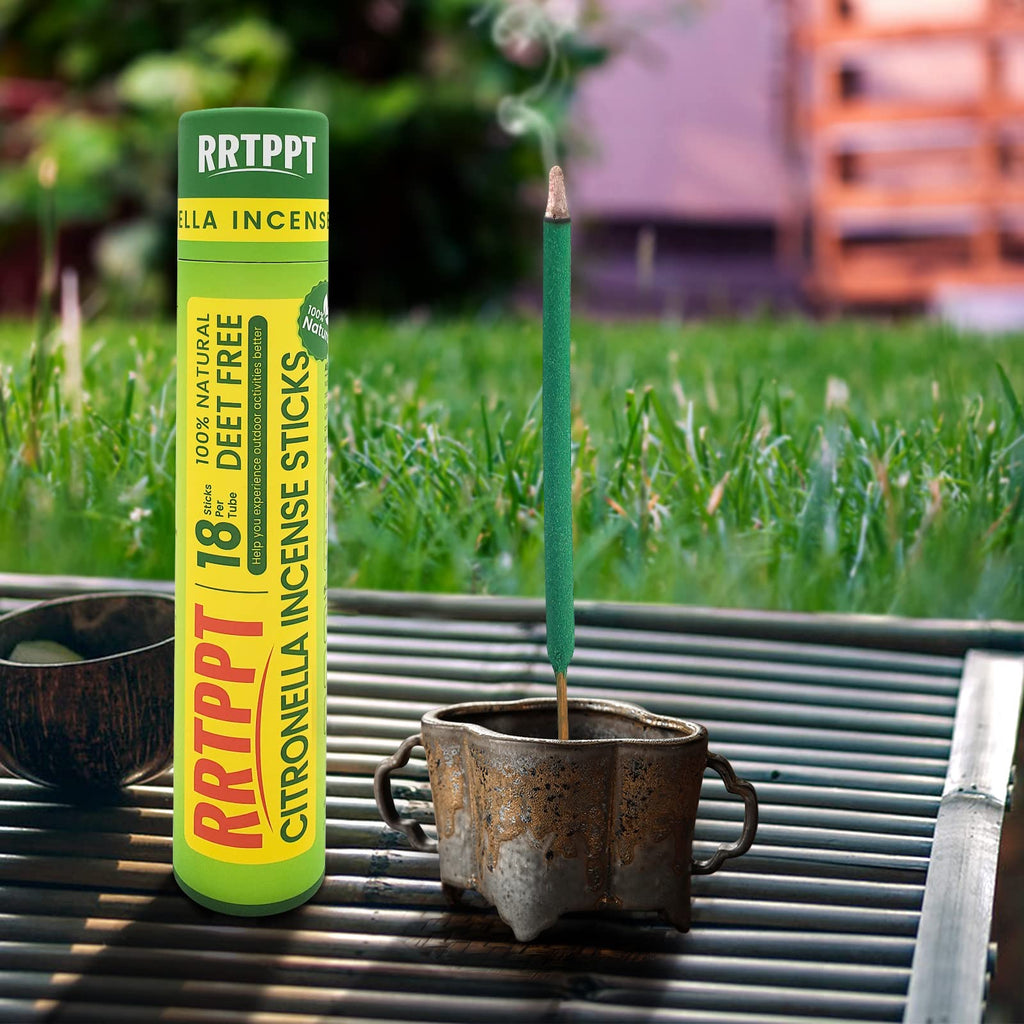 Large Citronella Incense Sticks 18 Sticks Per Tube Add To Natural Ingredients Citronella | Lemongrass And Rosemary Oil | Outdoor