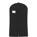 Hangerworld Breathable Garment Bag 100 cm Black White Polka Dot Clothes Cover