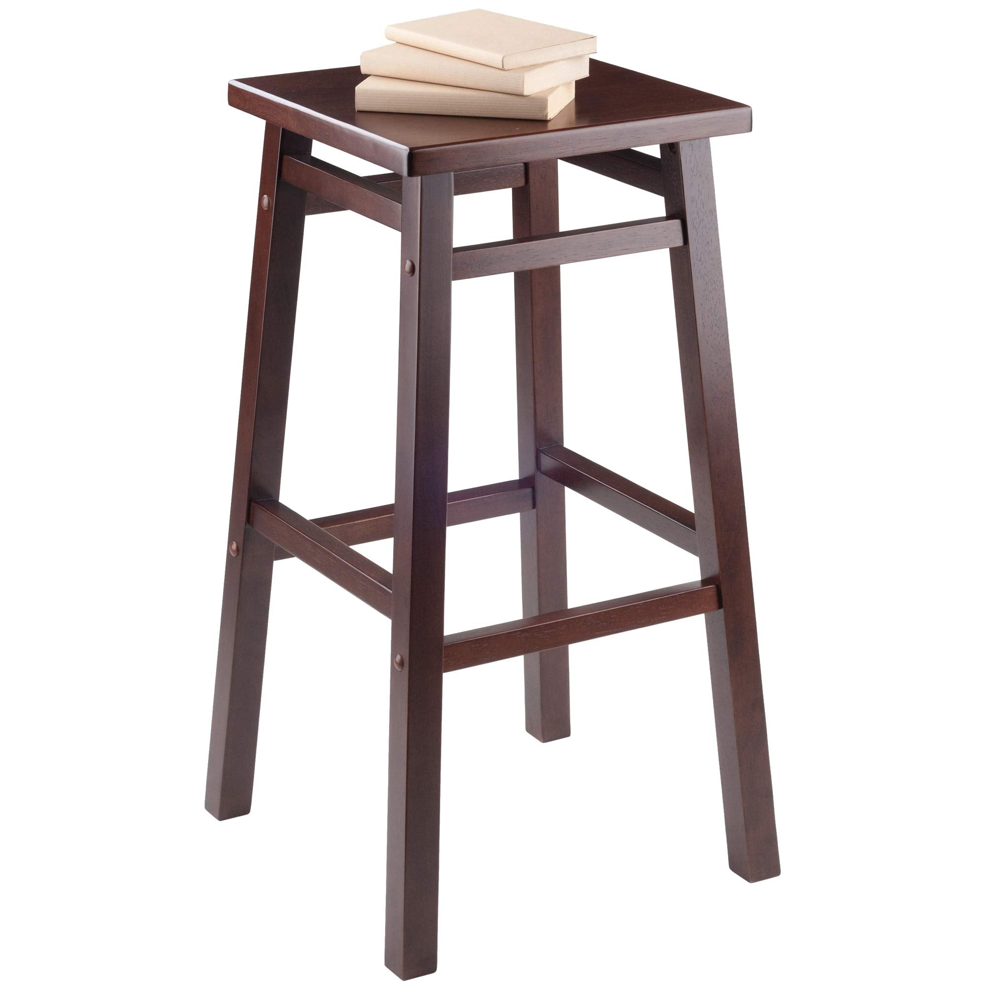 Winsome Carter 29' Walnut Finish Bar Stool