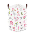 Clastyle Large Woodland Animal Baby Shower Bakset Pink Book Gift Bin, 45L