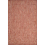Safavieh Courtyard Collection Area Rug - 9' X 12', Red & Beige, Non-Shedding & Easy Care, Indoor/Outdoor & Washable-Ideal For Pa