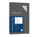 Southworth 41Sm 25% Cotton Manuscript Covers Blue 30 Lbs. Wove 9 X 12-1/2 100/Box
