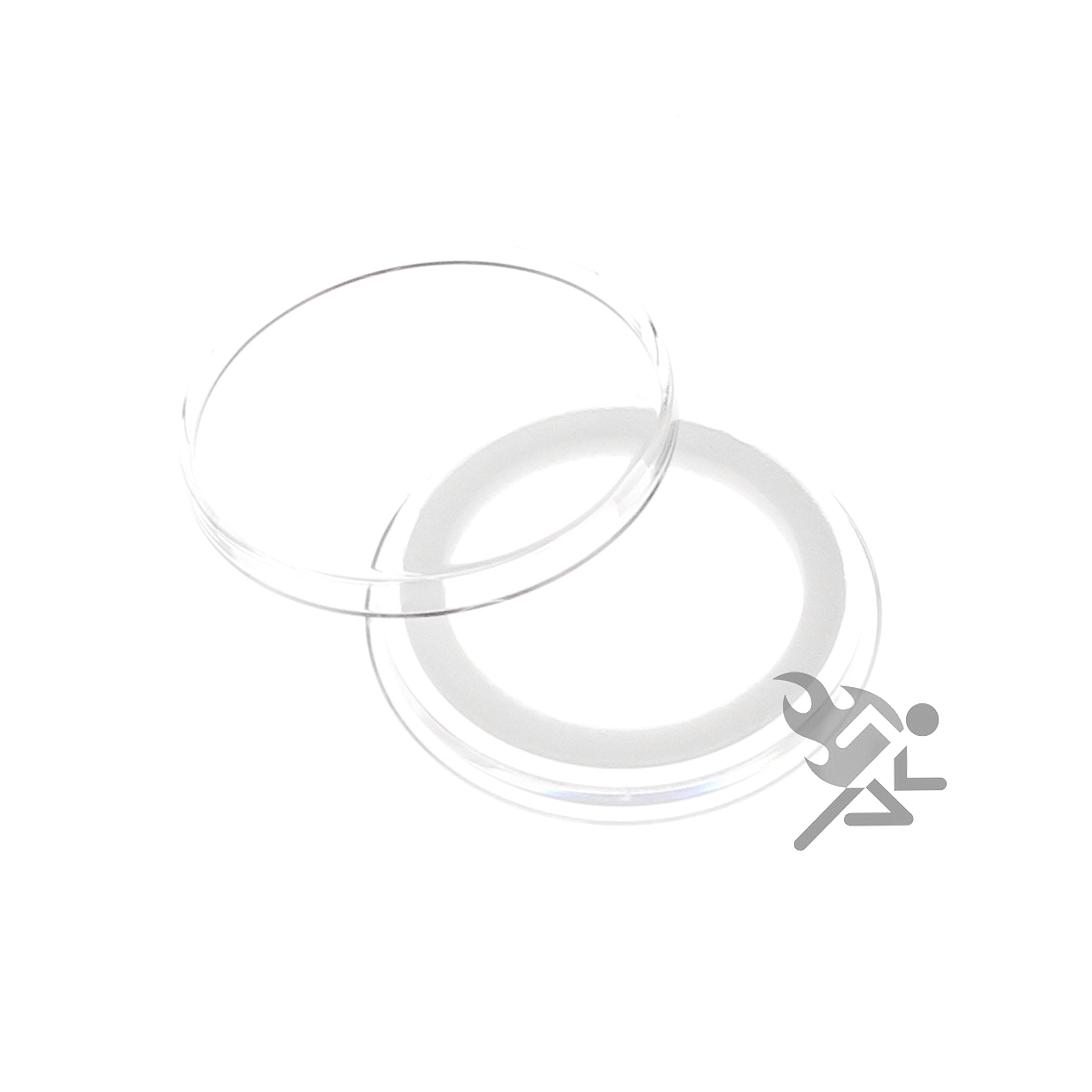 (20) Air-Tite 25Mm White Ring Coin Holder Capsules For 1/2Oz Gold Maple Leaf & Nugget