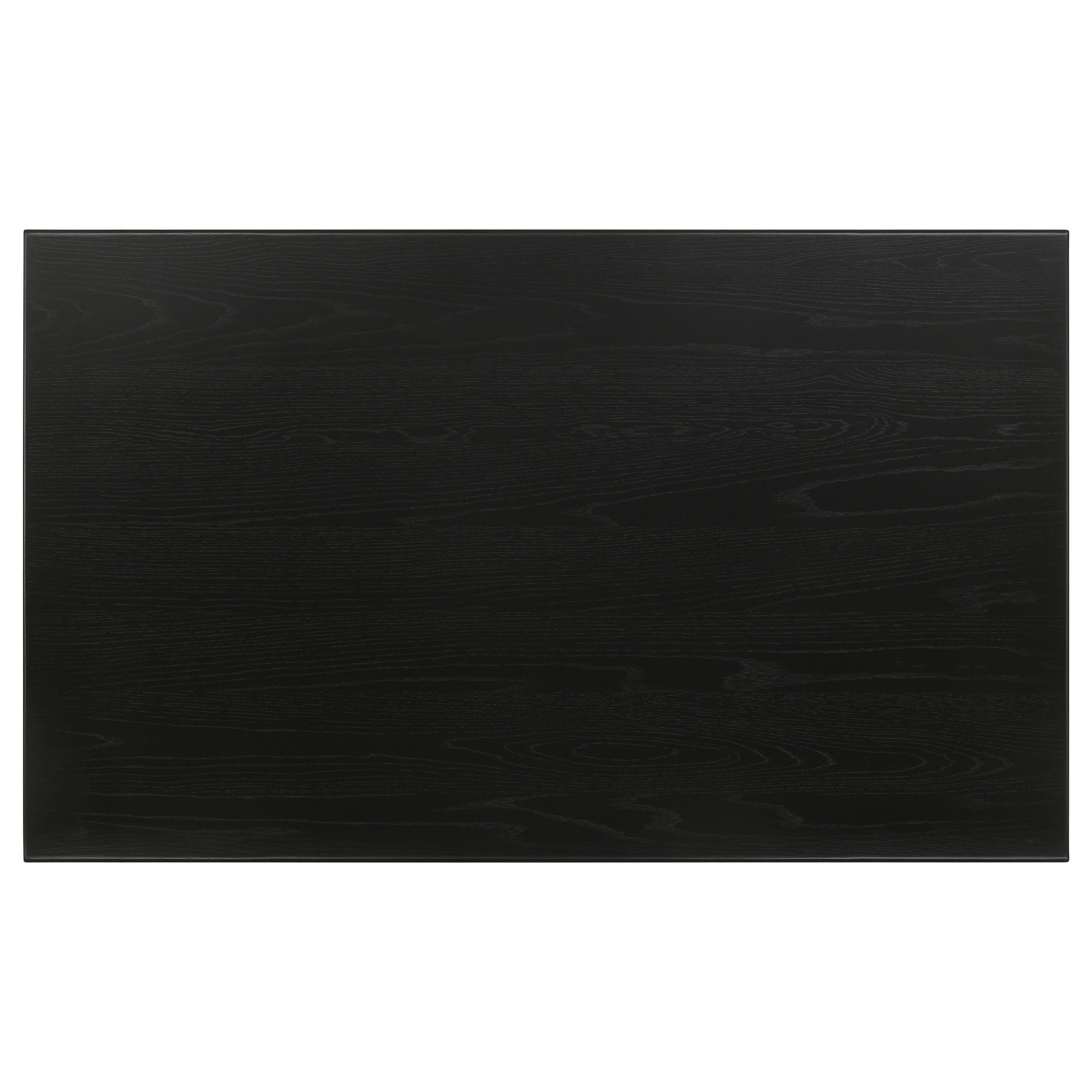 Coaster Home Furnishings Appleton Rectangular Wood Dining Table Black Washed