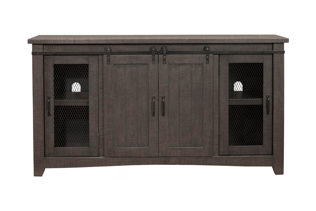 Martin Svensson Home Sierra 65" Solid Wood Tv Stand, Grey