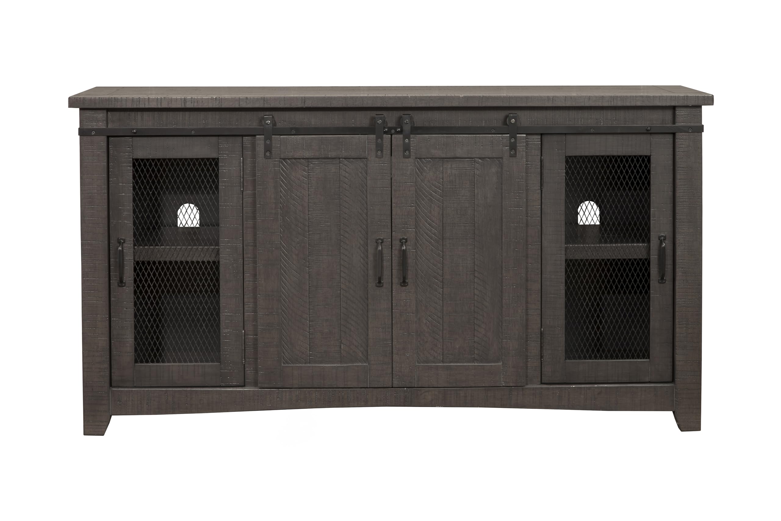 Martin Svensson Home Sierra 65" Solid Wood Tv Stand, Grey