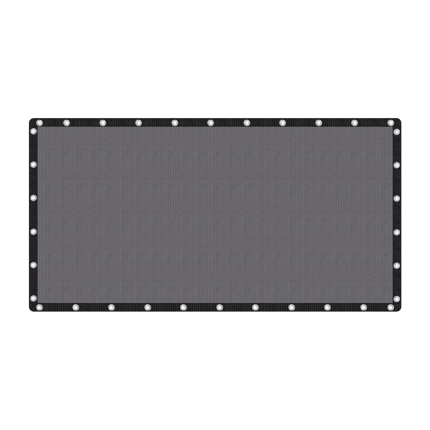 Vicllax Shade Fabric Sun Shade Cloth Privacy Screen With Grommets For Patio Garden Pergola Cover Canopy 10X20 Ft, Grey