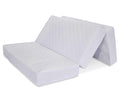 Multi-Use Waterproof Folding Portable Crib Mattress/Play Mat with Travel Carry Case, 1.5